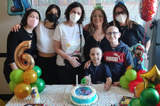 Festa di compleanno per Stefano (ospite della casa)